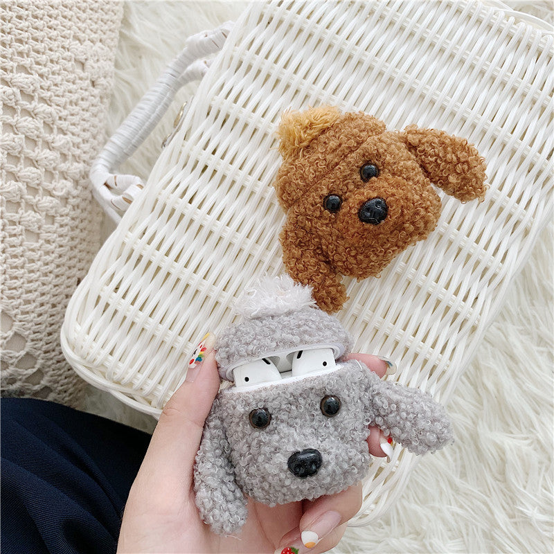 “Plush Earphone Case for AirPods | Soft & Cute Compatible with Apple AirPods Pro/1/2 - Protective, Shockproof & Cozy”