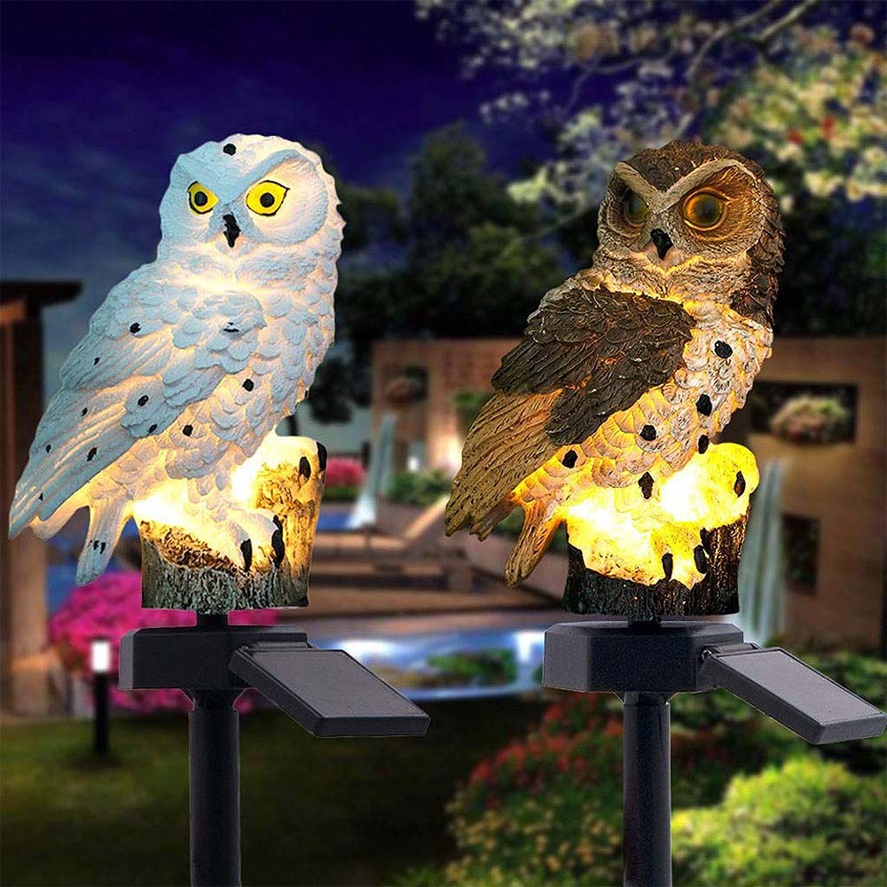 "GlowOwl™ – Realistic Solar Owl Light for Garden & Landscape"