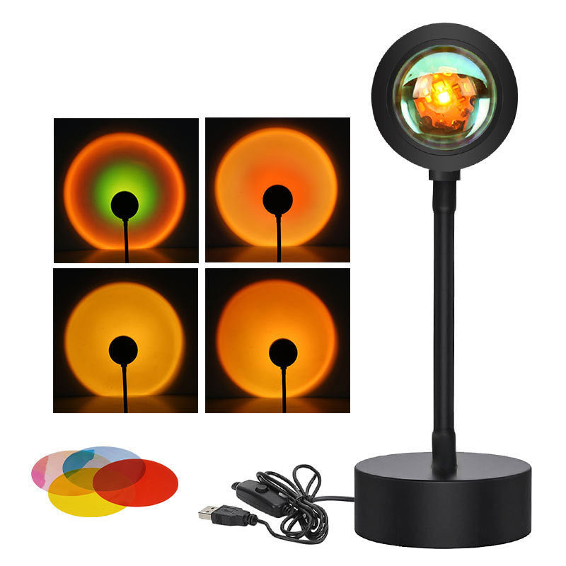 "GlowScape™ LED Sunset Lamp – Create Golden Hour Vibes Anytime"
