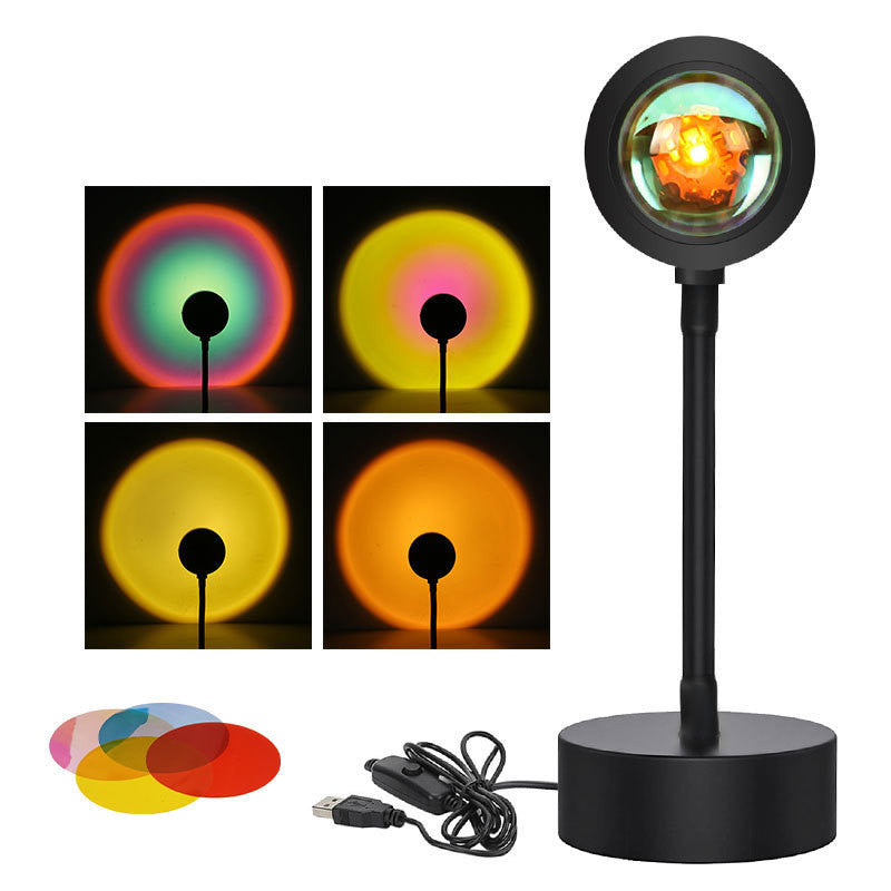 "GlowScape™ LED Sunset Lamp – Create Golden Hour Vibes Anytime"