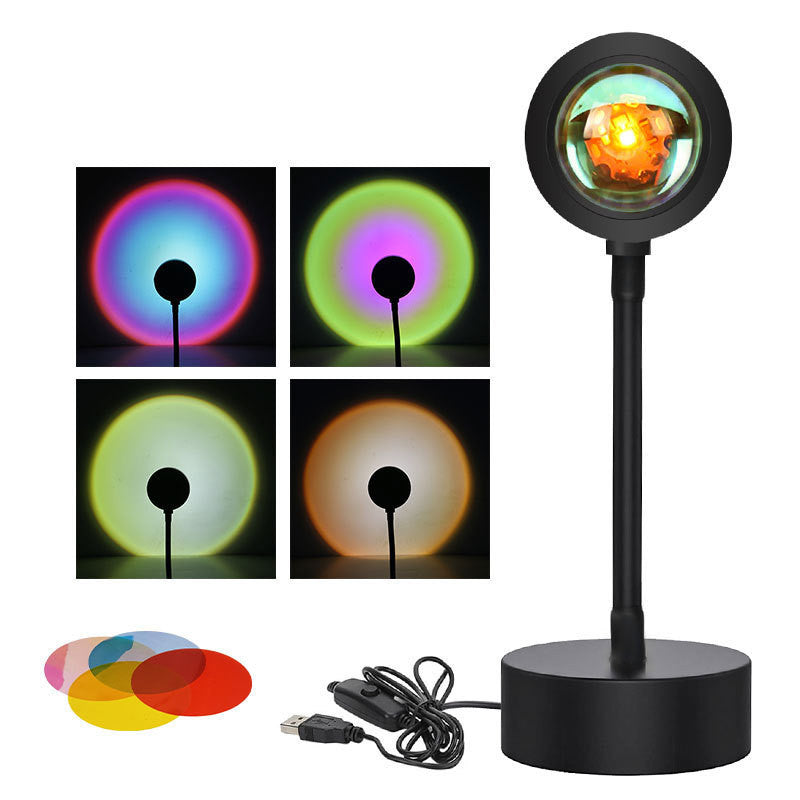 "GlowScape™ LED Sunset Lamp – Create Golden Hour Vibes Anytime"