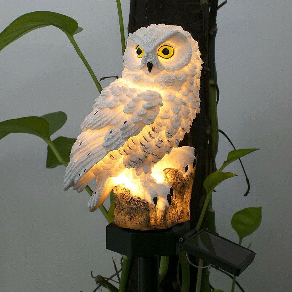 "GlowOwl™ – Realistic Solar Owl Light for Garden & Landscape"