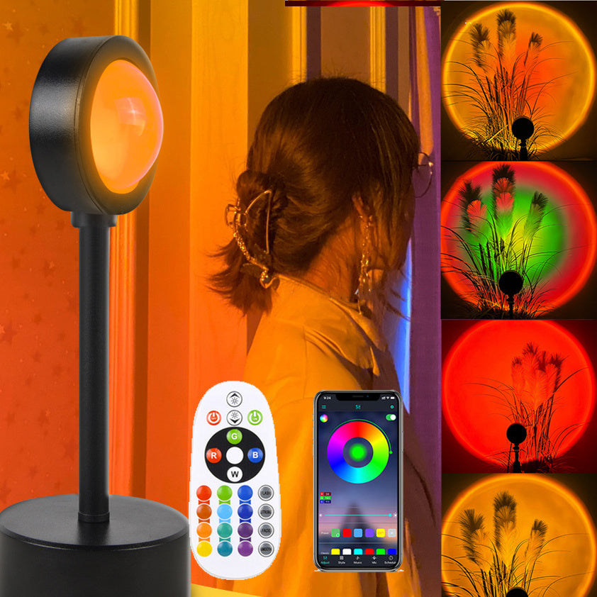 "GlowScape™ LED Sunset Lamp – Create Golden Hour Vibes Anytime"