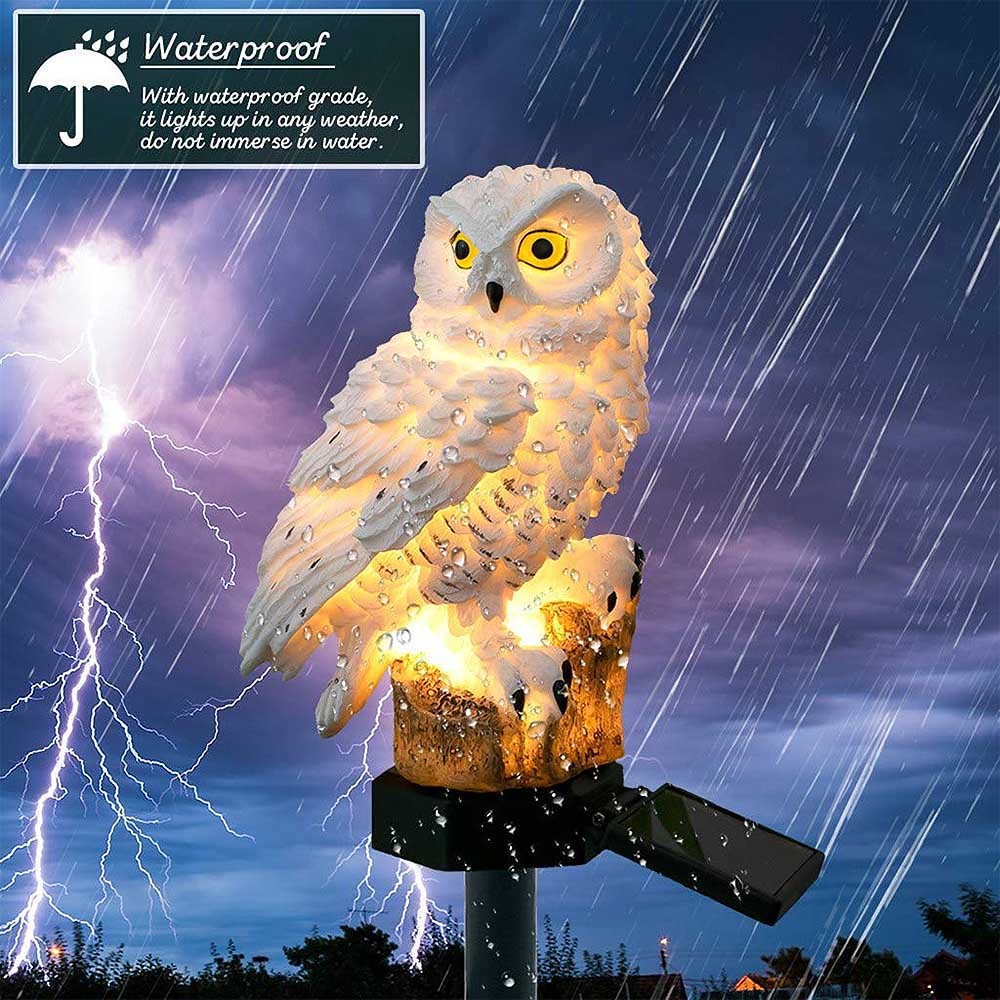 "GlowOwl™ – Realistic Solar Owl Light for Garden & Landscape"