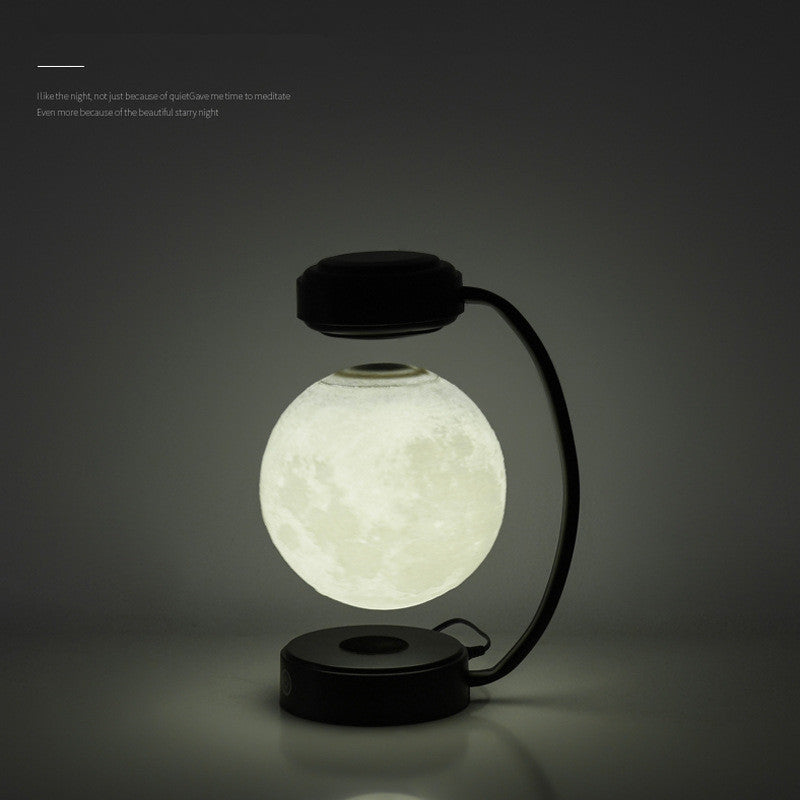 "AstraMoon™ 3D Magnetic Wireless Rotating Lamp – Dreamy Decor for Home, Office & Bookshops"