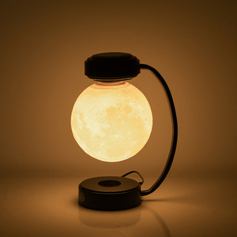 "AstraMoon™ 3D Magnetic Wireless Rotating Lamp – Dreamy Decor for Home, Office & Bookshops"