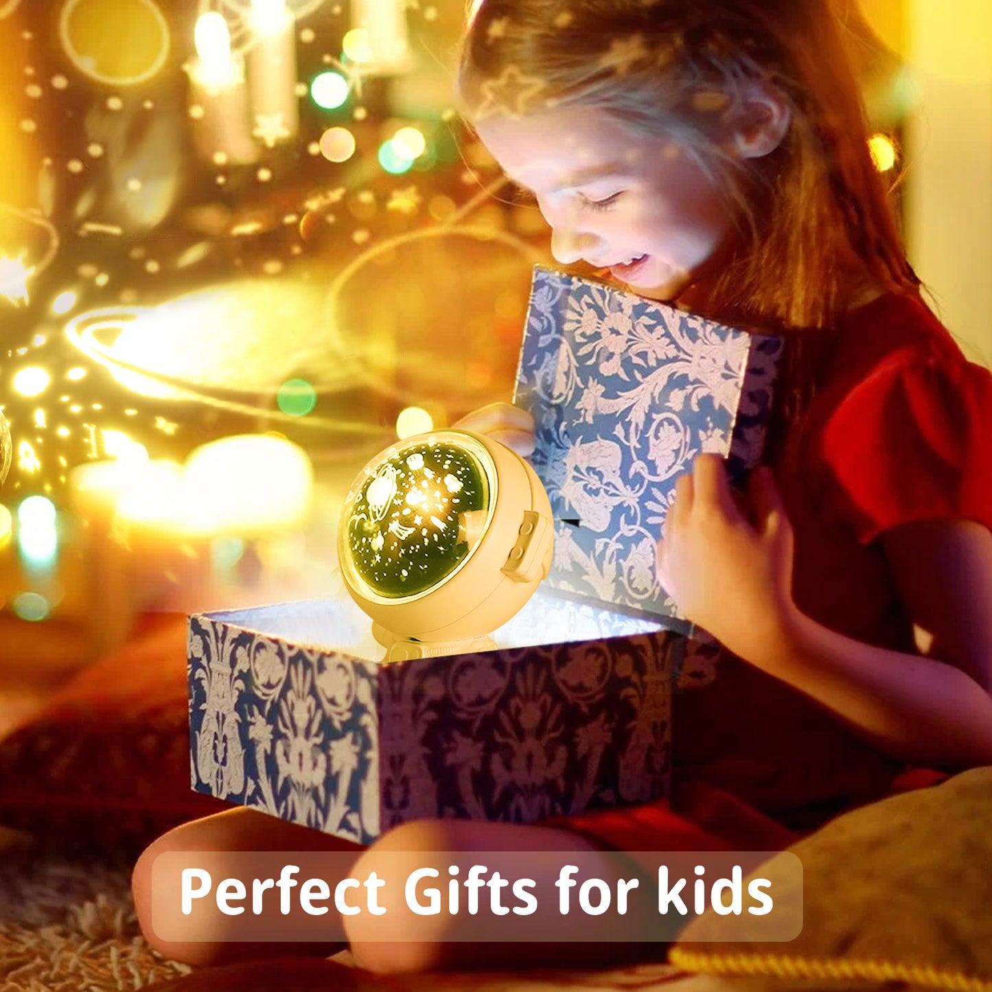 "CosmoDream™ Astronaut Starry Sky Projector – Room Light & Gift Idea"