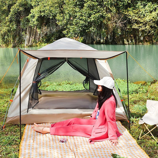 "SwiftCamp™ UltraLite Rainproof Beach & Camping Tent – Easy Set-Up, Multi-Person"