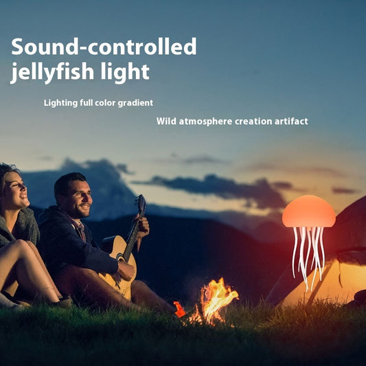 "JellyWave™ LED Jellyfish Table Lamp – Soothing Night Light for Home & Desk"