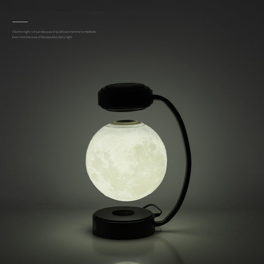 "AstraMoon™ 3D Magnetic Wireless Rotating Lamp – Dreamy Decor for Home, Office & Bookshops"