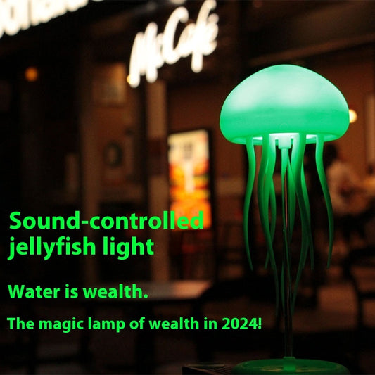 "JellyWave™ LED Jellyfish Table Lamp – Soothing Night Light for Home & Desk"